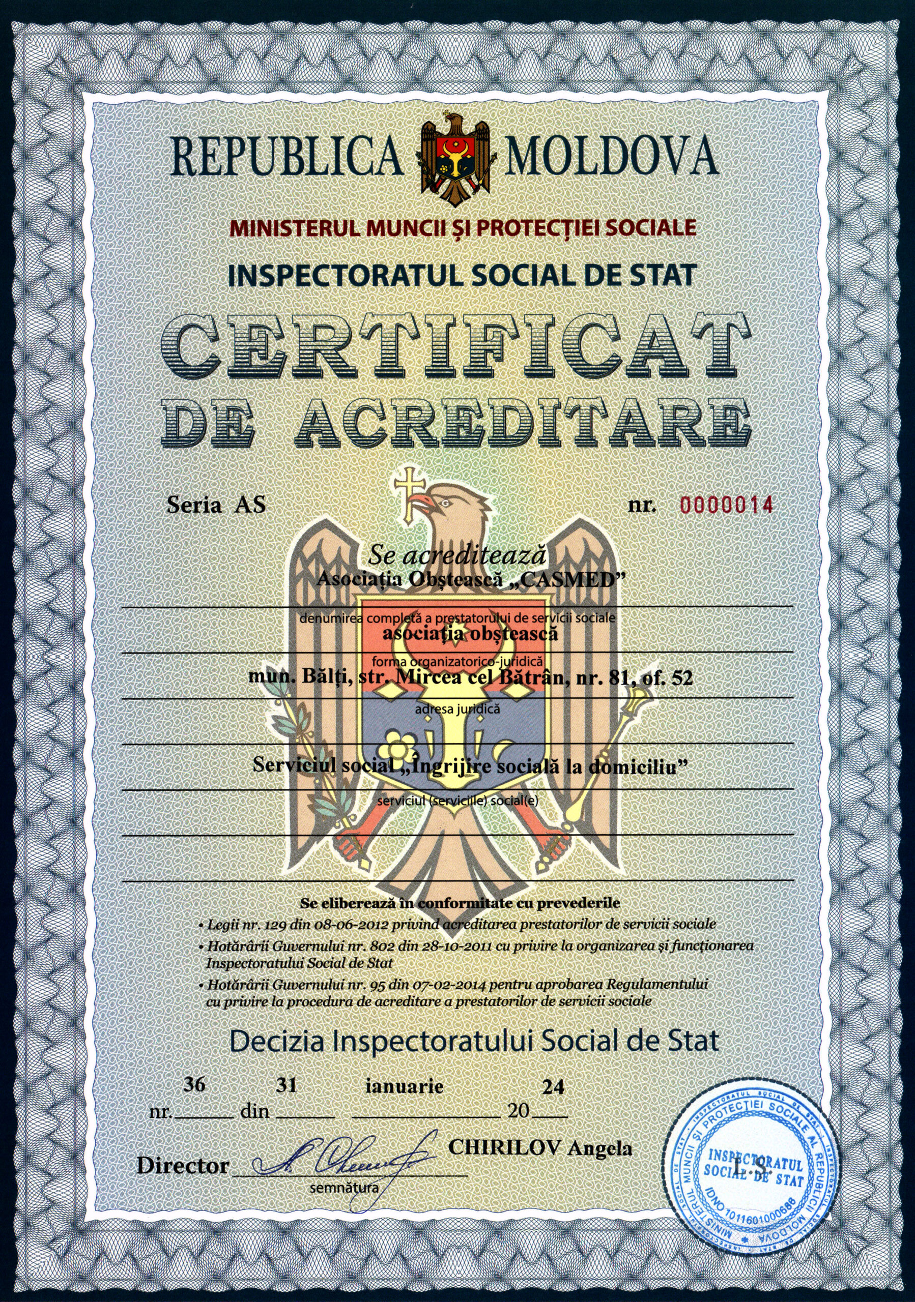 Certifica acretidare